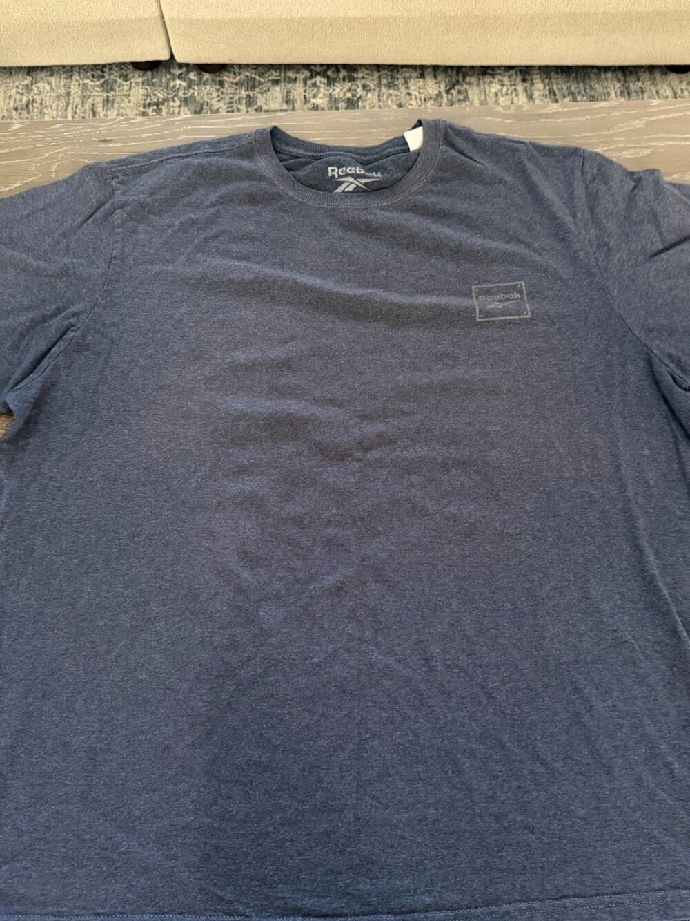 Mens Big & Tall Reebok blue american flag short sleeve t-shirt tee size 3XLT